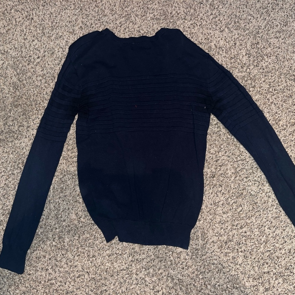 Dark blue sweater